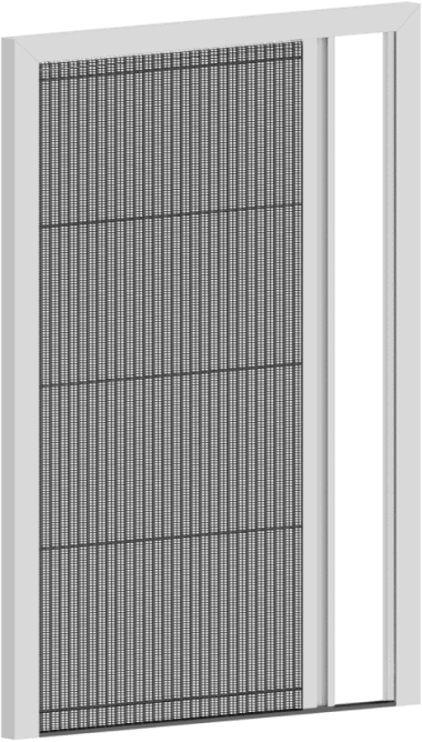 Pleated mesh 11mm for doors